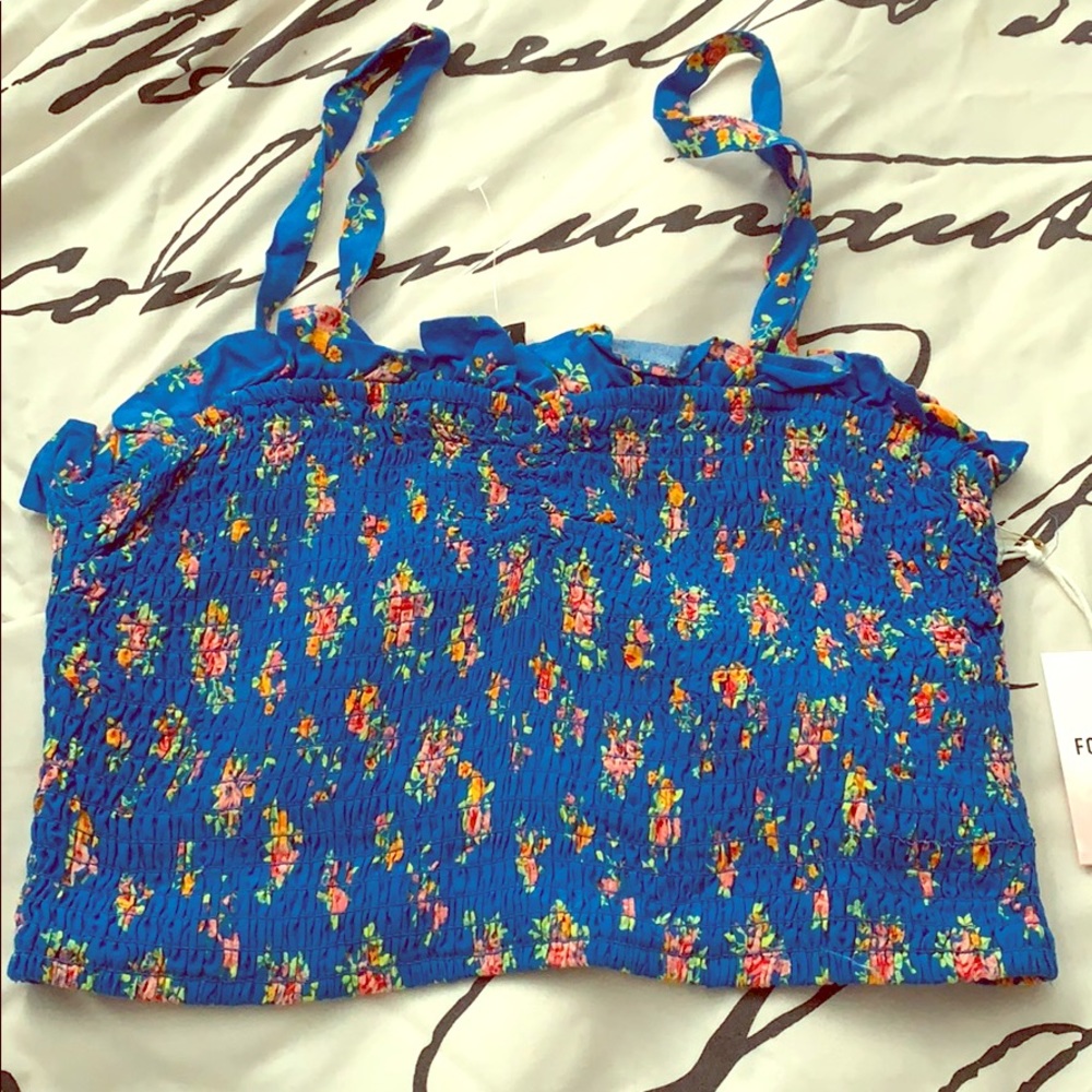 Floral crop top